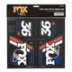 Fox Factory Heritage Decal Kit for Forks and Shocks - Red/White/Blue 803-01-339