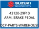 Suzuki OEM Part 43120-29F10 ARM BRAKE PEDAL