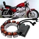 For Harley Sportster XLH 883 XLH 1200 1994-1999 Stator & Regulator Rectifier For Harley Sportster XLH 883 XLH 1200 1994-1999 Stator & Regulator Rectifier