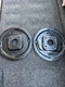 MG MGA MKII 1500  1600 Roadster. Coupe.  Front Left & Right Backing Plates