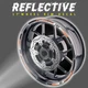 Shade Reflective Wheel Rim Stickers For Kawasaki VULCAN S 650 EN650 15-20 19 18
