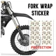 For Honda CRF300L/RALLY CRF450L XR250 MOTARD CRF250L Fork Wrap Sticker TT018