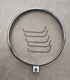 MZ ETZ 250 251 301 ARO CROMADO DEL FAROL DELANTERO