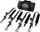 Powertye 29-3000 TRAILERKIT-82 FAT STRAP TRAILER KIT BLACK 1.5"X6.5'