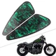 Green Skull Motorcycle Decals Fuel Gas Tank Pad Stickers for Harley XL883 1200
