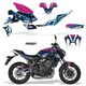 Street Bike Graphic Decals Stickers For Yamaha MT-07 2021-2024 FRENZY U