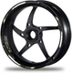 Ducati Panigale Motorcycle Wheel Decals Rim Stickers 899 959 1199 1299 Gold