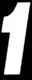 Dirt Digits Pro Numbers 6" White #1 3-Pack
