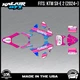 Graphics Kit for KTM Electric Mini SXE2 (2024+) Split Series - Magenta