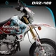 Suzuki Drz400 400s 400sm kit decals graphics Stickers Supermoto Custom Enduro