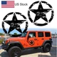 2Pcs 20" Military Army Star Style Stickers Fit Hood Side Door For Jeep Wrangler