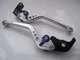 Yamaha XT1200ZE (2012-2020), CNC levers long silver/blue adjusters, F16/C777