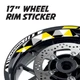 SP13 17'' Rim Wheel Stickers Decal For Kawasaki Z1000 03-16 15 14 13 12 11 10