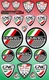 Motorcycle Stickers Decals for Ducati Diavel 1260 Set 3 Vinyl Laminated