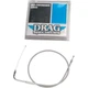 Drag Specialties 0651-0127 Alternative Length Braided Idle Cable - 44in.