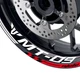 For Yamaha MT09 18 19 20 21 22 17 inch Red Rim Decal Wheel Stickers AA01