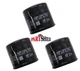 Honda 15410-MFJ-D02 Hiflo Oil Filter HF204 Pack of 3 Kawasaki Suzuki Yamaha