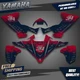 yamaha yfz450r 450X Graphics kit 2014 2016 2018 to 2026 decals stickers ATV
