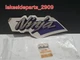 NOS GENUINE KAWASAKI 1997 BLUE NINJA 500R LH COWLING " NINJA " DECAL 56061-1855