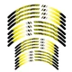 21" 18" A01B Stripe Dirt Bike Wheel Stickers For Kawasaki KLX 300R 20-23 22 21