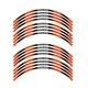 R01B For Honda CB190R 2019-2020 Orange Wheel Decals Stickers