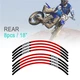 21" 18" A01B Stripe Dirt Bike Wheel Stickers For Suzuki RMX 450Z 10, 17-23 22