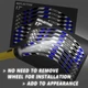 SH13 Blue Reflective Wheel Sticker Tape For Suzuki SV 650X 19-20