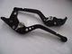Yamaha MT01 (2004-2009), CNC levers set long black/chrome adjusters, R104/C777
