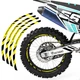 21" 18" A01B Stripe Dirt Bike Wheel Rim Stickers For Yamaha YZ 125X 20-23 22 21