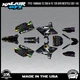 Graphics Kit for Yamaha YZ250 YZ125 (2002-2014) UFO PLASTICS Twitch - Rainbow