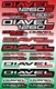 Motorcycle Stickers Decals for Ducati Diavel 1260 Set 1 Vinyl Laminated