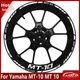 For Yamaha MT-10 MT 10 Motorcycle Accessories wheel decals rim stickers stripe