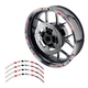 Retroreflective Blue Color Rim Sticker SH20 For Suzuki Katana GSX 600F 1989-2006