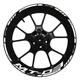 For Yamaha MT-03 wheel hub decal decoration set reflective waterproof stickers