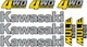 #B5656R Kawasaki Mule Decal Sticker Kit LAMINATED 3010 REFLECTIVE