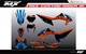Fit KTM XCW XCFW EXC EXCF 2020 to 2023 & 2019 to 2022 SX SXF XC XCF graphic kit