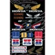 D'COR VISUALS DECAL SHEET 12MM TEAM HONDA RETRO 40-10-103