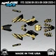 Graphics Kit for Suzuki DR-Z4S DR-Z4SM DRZ4SM 2025 2026 Whiplash-GOLD