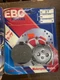 NEW NOS EBC Organic Brake Pad FA37 Kawasaki Z 650 750