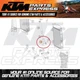 NEW OEM KTM RADIATOR HOSE 450 SXF XCF 450 SXF FACTORY EDITION 79435024000
