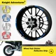 Fron 21" Rear 18" Wheel Rim Decal Sticker for Suzuki DRZ DR-Z 400 400S 400E