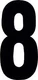 DIRT DIGITS #8 6" BLACK EXTREME DIGITS 3/P K XT63B-8