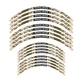 F03B 21" 18 inch Wheel Rim Tape Decal Sticker Camouflage For Kawasaki Dirt Bike