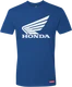 Honda Apparel Honda Wing T-Shirt Small Blue NP21S-M3019-S