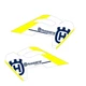 Husqvarna shroud graphics 23-25 TC TE FC 125-450 Vert style blue/y on white bg