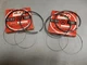 NOS Yamaha .50mm 2nd O/S Piston Ring Sets 1970 RT1 RT-1 360 275-11601-20 QTY2