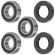 Rear Wheel Ball Bearings Seals Kit for Kawasaki KX250 1997-2002