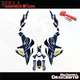 GRAPHICS KIT DECALS 4 SUZUKI V STROM 800 2023+ 2024 2025 STICKERS RT Yellow 
