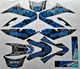 YAMAHA WR 125 X R 2009 2017 22B HUNTER BLUE FACTORY DECOR DECAL Sticker