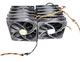 Scythe 120mm 3 pin Computer case fans PC Gaming DC 12V SY1225SL12SL (LOT X10).
